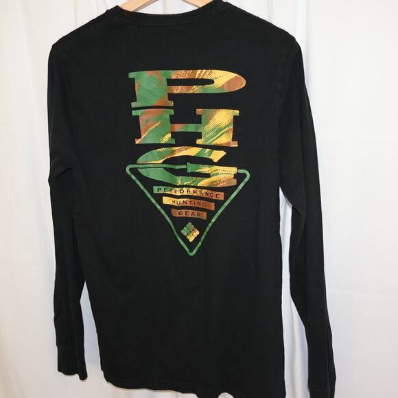 Columbia Long Sleeve Hunting T Shirt Men Size Medium Logo - Picture 4 of 12
